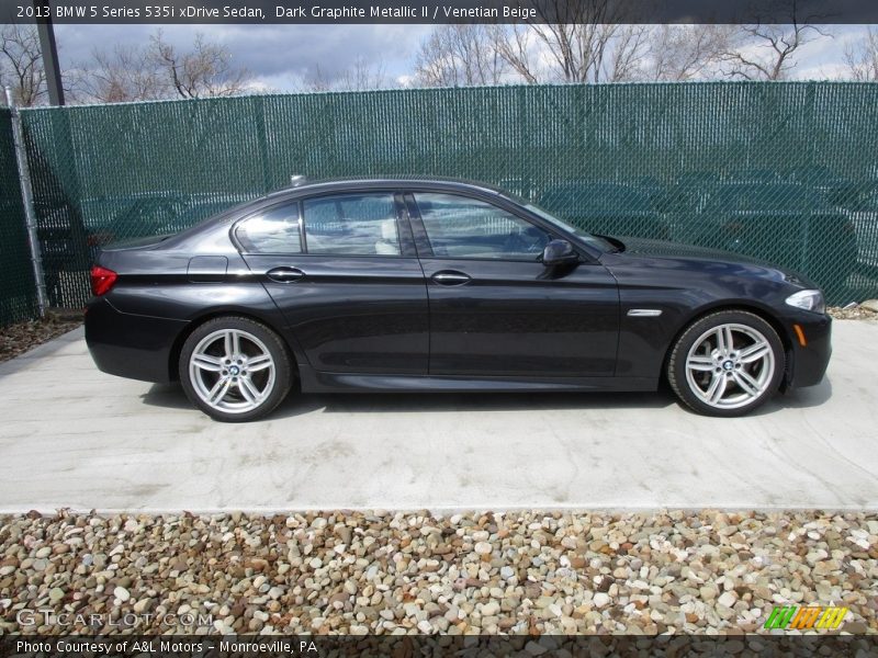 Dark Graphite Metallic II / Venetian Beige 2013 BMW 5 Series 535i xDrive Sedan