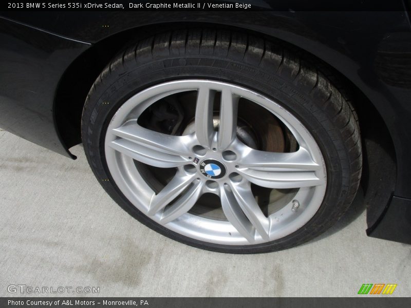 Dark Graphite Metallic II / Venetian Beige 2013 BMW 5 Series 535i xDrive Sedan