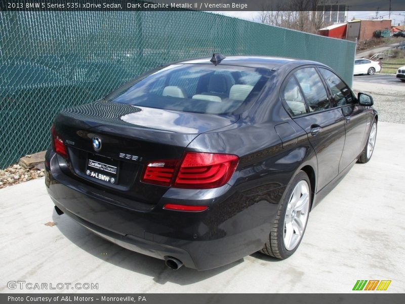 Dark Graphite Metallic II / Venetian Beige 2013 BMW 5 Series 535i xDrive Sedan