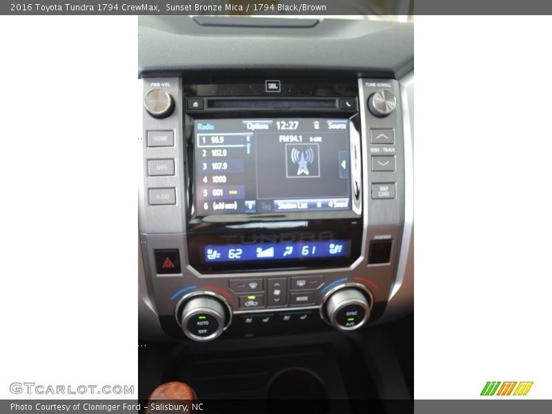 Sunset Bronze Mica / 1794 Black/Brown 2016 Toyota Tundra 1794 CrewMax