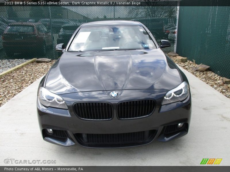 Dark Graphite Metallic II / Venetian Beige 2013 BMW 5 Series 535i xDrive Sedan
