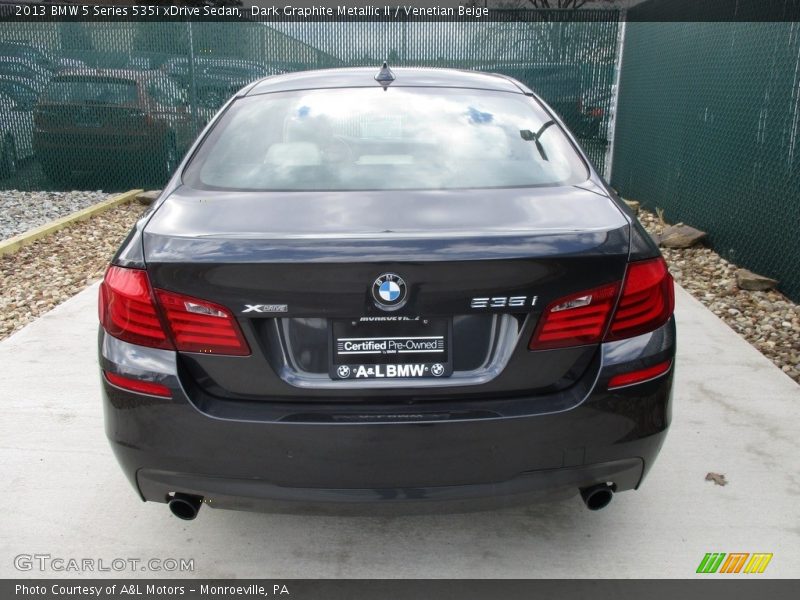 Dark Graphite Metallic II / Venetian Beige 2013 BMW 5 Series 535i xDrive Sedan