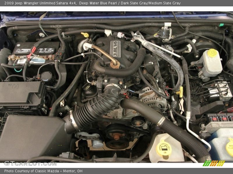 Deep Water Blue Pearl / Dark Slate Gray/Medium Slate Gray 2009 Jeep Wrangler Unlimited Sahara 4x4