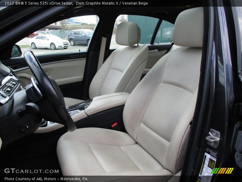 Dark Graphite Metallic II / Venetian Beige 2013 BMW 5 Series 535i xDrive Sedan