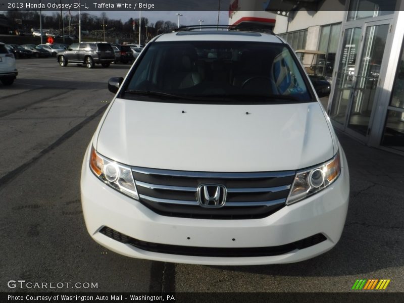 Taffeta White / Beige 2013 Honda Odyssey EX-L