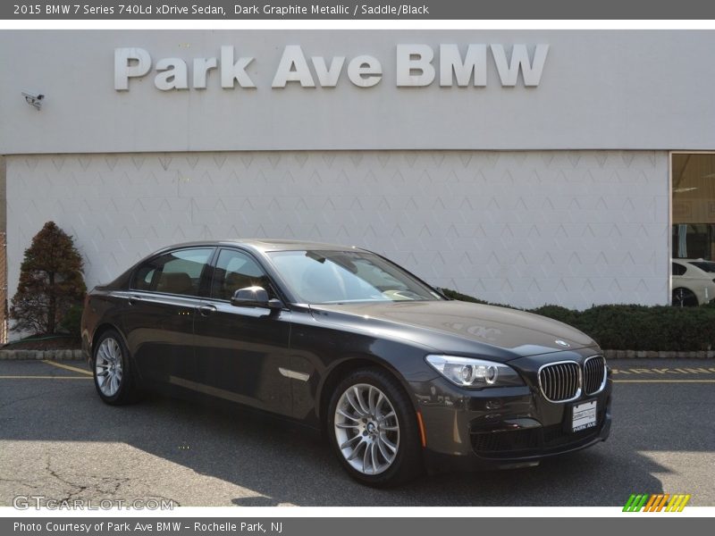 Dark Graphite Metallic / Saddle/Black 2015 BMW 7 Series 740Ld xDrive Sedan