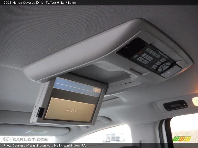 Taffeta White / Beige 2013 Honda Odyssey EX-L