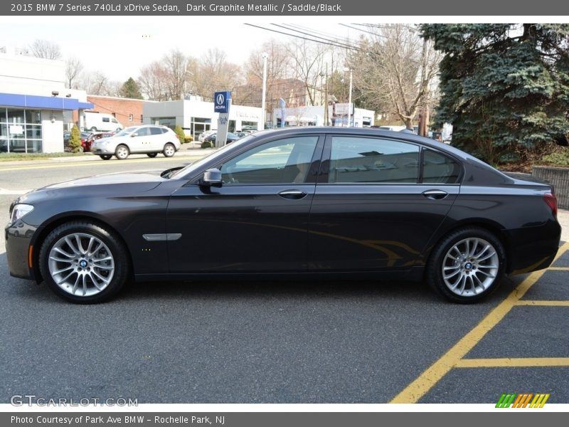 Dark Graphite Metallic / Saddle/Black 2015 BMW 7 Series 740Ld xDrive Sedan