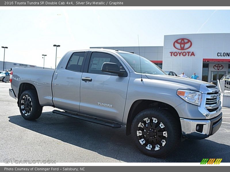 Silver Sky Metallic / Graphite 2016 Toyota Tundra SR Double Cab 4x4