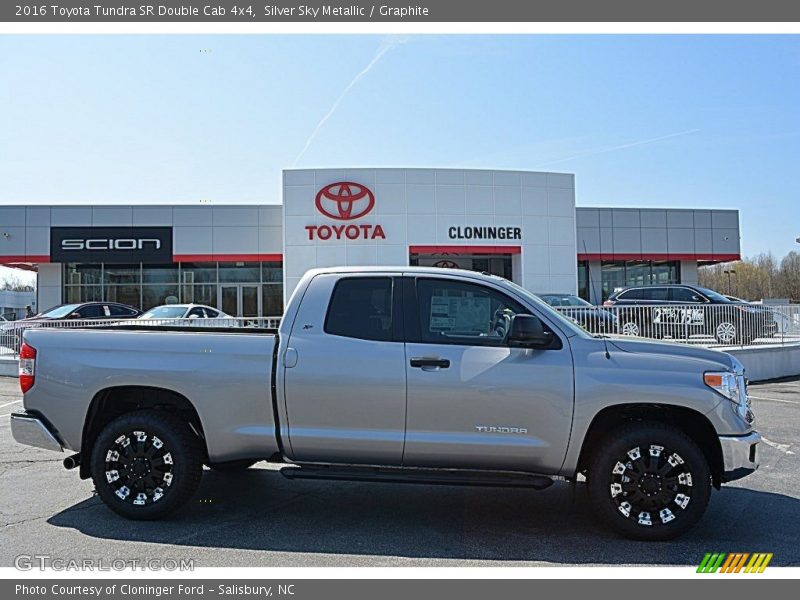 Silver Sky Metallic / Graphite 2016 Toyota Tundra SR Double Cab 4x4