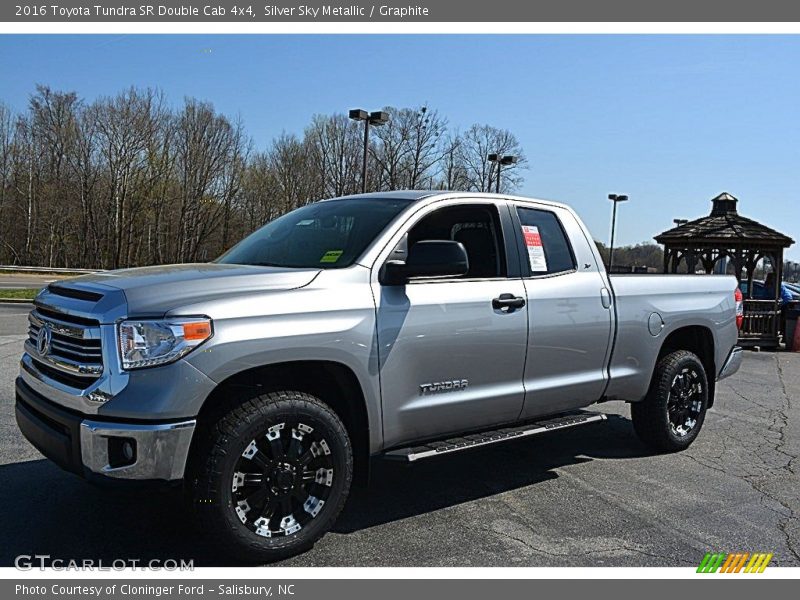 Silver Sky Metallic / Graphite 2016 Toyota Tundra SR Double Cab 4x4