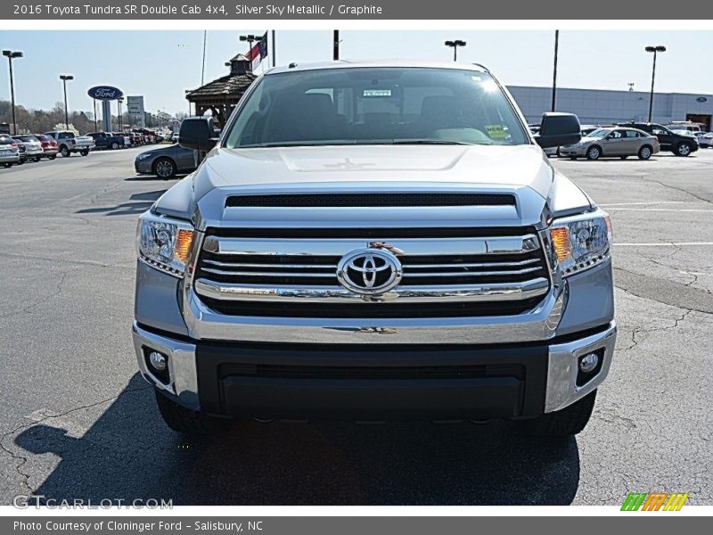 Silver Sky Metallic / Graphite 2016 Toyota Tundra SR Double Cab 4x4