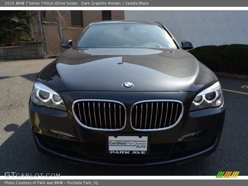 Dark Graphite Metallic / Saddle/Black 2015 BMW 7 Series 740Ld xDrive Sedan