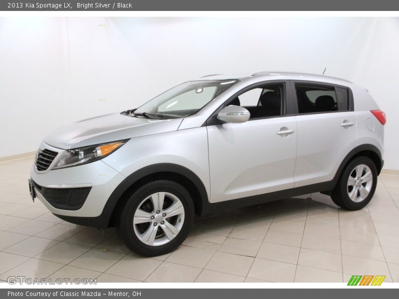 Bright Silver / Black 2013 Kia Sportage LX