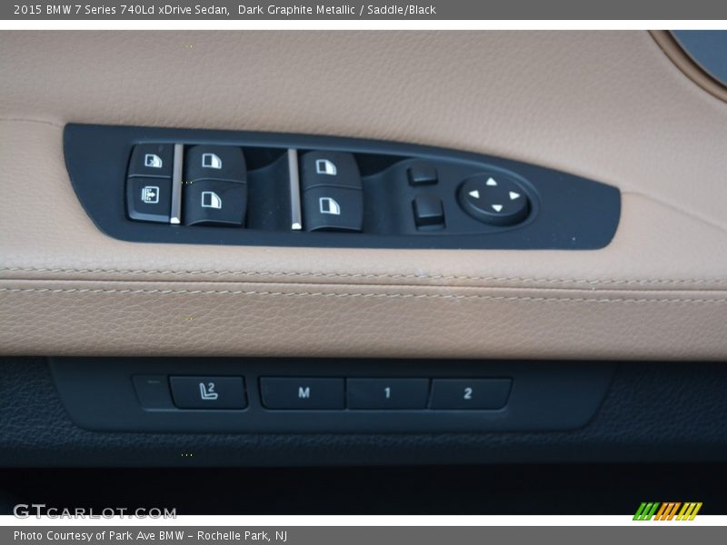 Dark Graphite Metallic / Saddle/Black 2015 BMW 7 Series 740Ld xDrive Sedan