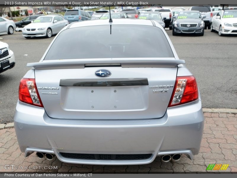 Ice Silver Metallic / WRX Carbon Black 2013 Subaru Impreza WRX Premium 4 Door