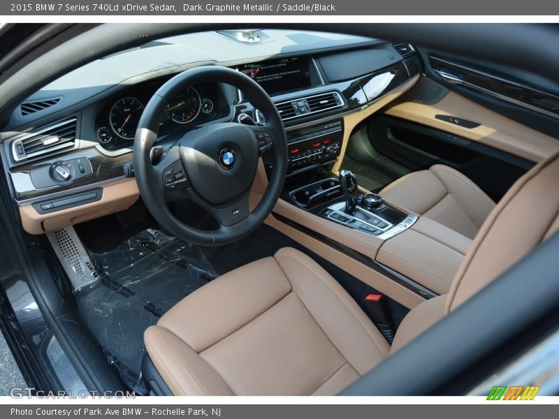Saddle/Black Interior - 2015 7 Series 740Ld xDrive Sedan 