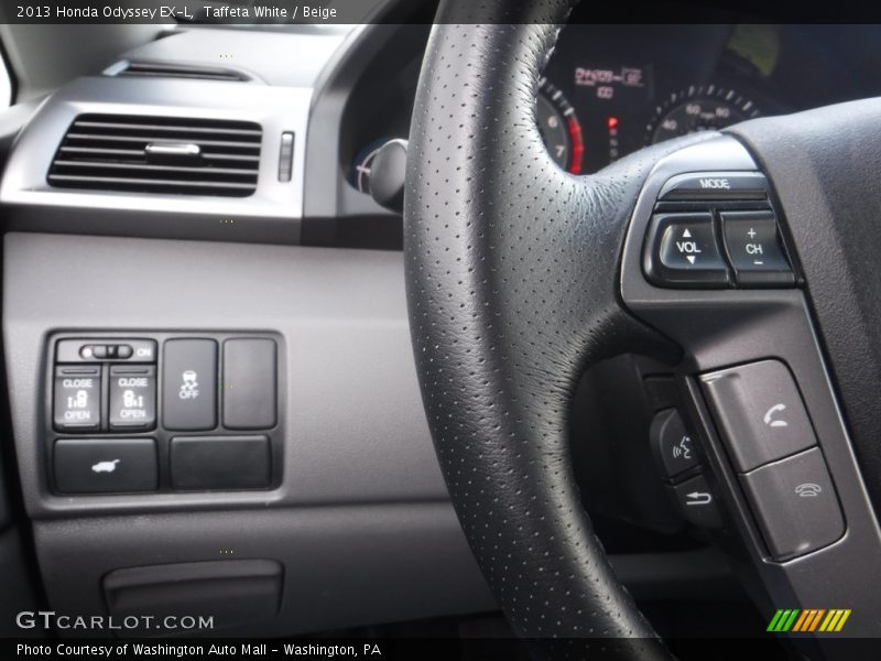 Taffeta White / Beige 2013 Honda Odyssey EX-L