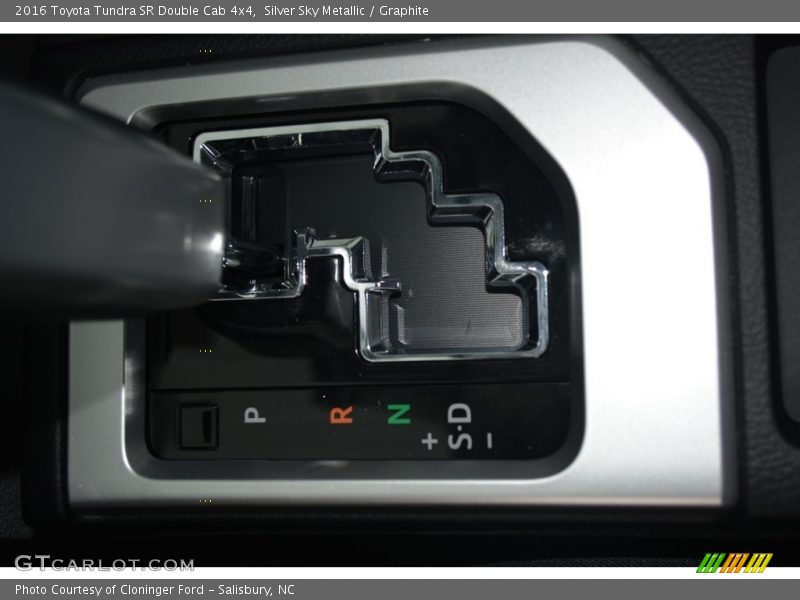 Silver Sky Metallic / Graphite 2016 Toyota Tundra SR Double Cab 4x4
