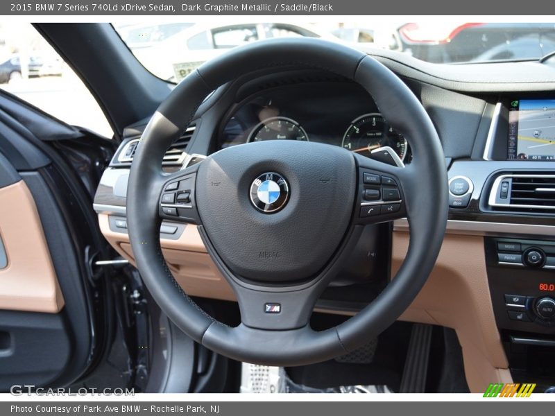 Dark Graphite Metallic / Saddle/Black 2015 BMW 7 Series 740Ld xDrive Sedan