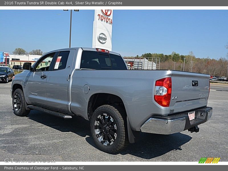 Silver Sky Metallic / Graphite 2016 Toyota Tundra SR Double Cab 4x4