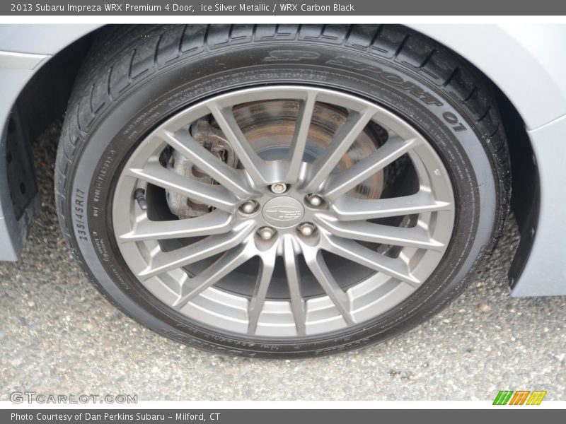 Ice Silver Metallic / WRX Carbon Black 2013 Subaru Impreza WRX Premium 4 Door