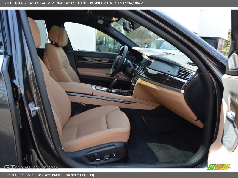 Dark Graphite Metallic / Saddle/Black 2015 BMW 7 Series 740Ld xDrive Sedan