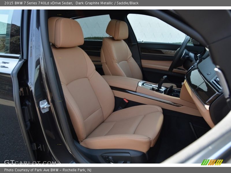 Dark Graphite Metallic / Saddle/Black 2015 BMW 7 Series 740Ld xDrive Sedan