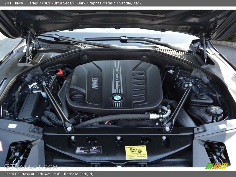 Dark Graphite Metallic / Saddle/Black 2015 BMW 7 Series 740Ld xDrive Sedan