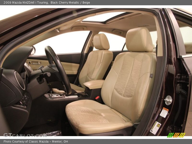 Black Cherry Metallic / Beige 2009 Mazda MAZDA6 i Touring