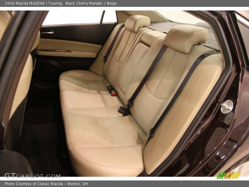 Black Cherry Metallic / Beige 2009 Mazda MAZDA6 i Touring