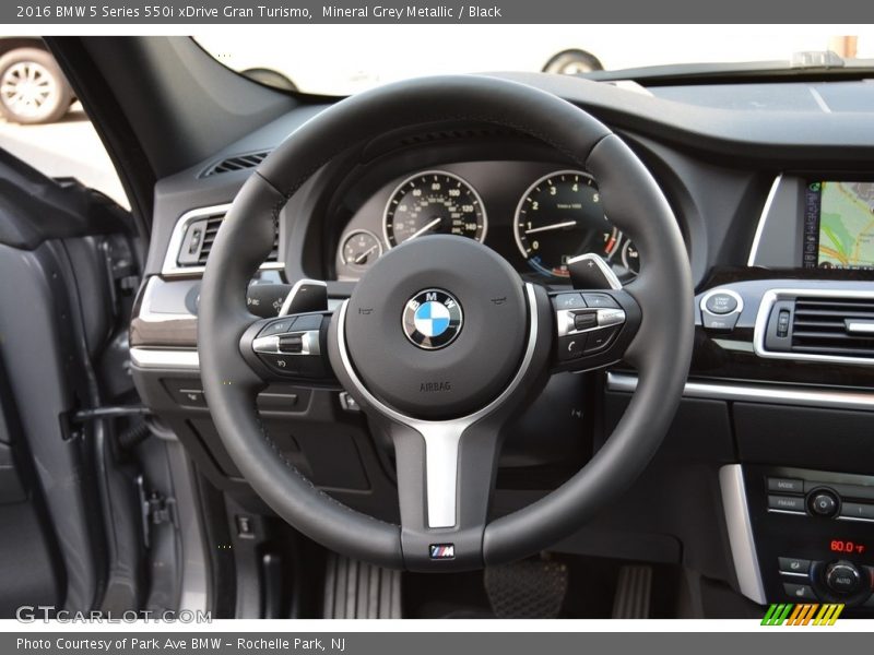 Mineral Grey Metallic / Black 2016 BMW 5 Series 550i xDrive Gran Turismo