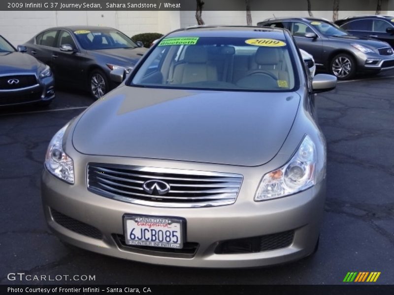 Sahara Sandstone / Wheat 2009 Infiniti G 37 Journey Sedan