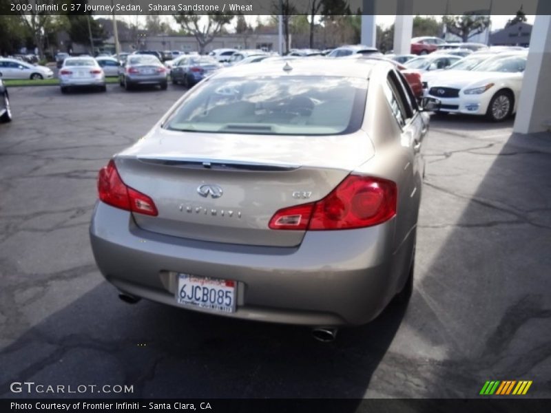 Sahara Sandstone / Wheat 2009 Infiniti G 37 Journey Sedan