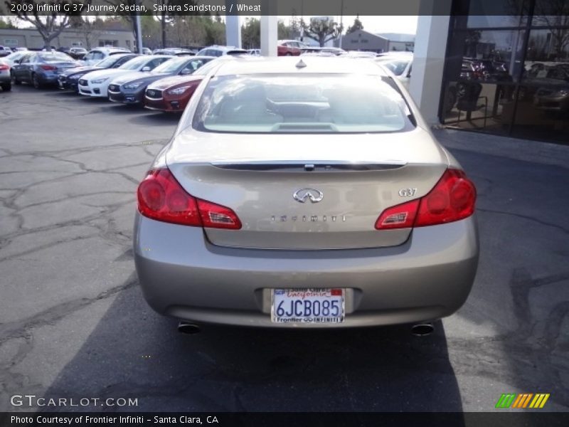 Sahara Sandstone / Wheat 2009 Infiniti G 37 Journey Sedan