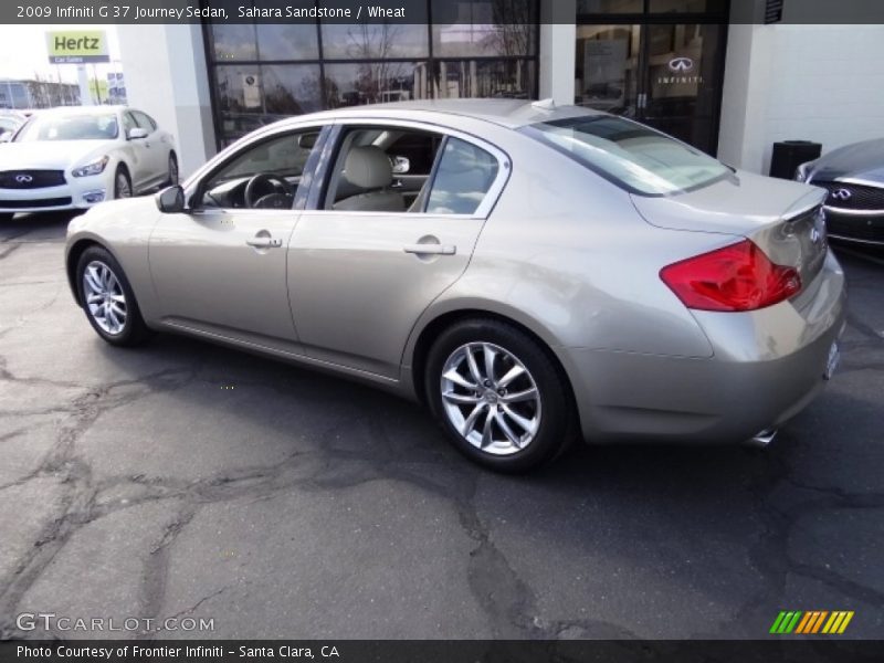 Sahara Sandstone / Wheat 2009 Infiniti G 37 Journey Sedan