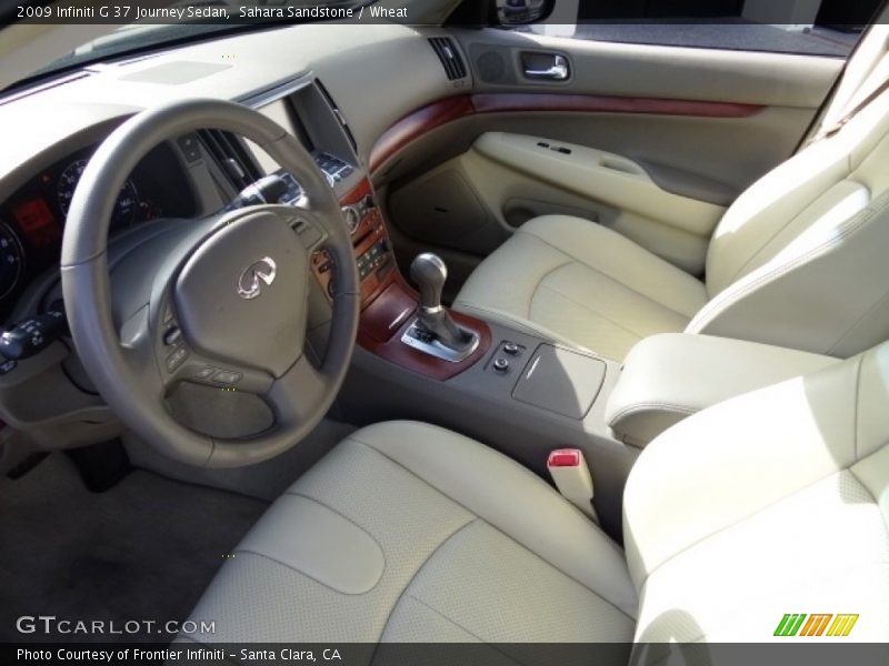 Sahara Sandstone / Wheat 2009 Infiniti G 37 Journey Sedan
