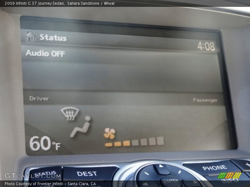Sahara Sandstone / Wheat 2009 Infiniti G 37 Journey Sedan