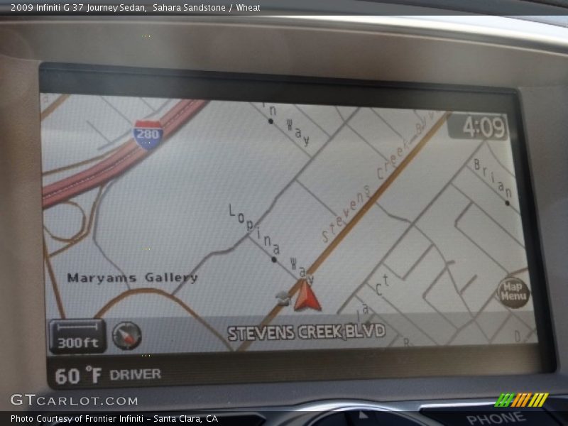 Sahara Sandstone / Wheat 2009 Infiniti G 37 Journey Sedan