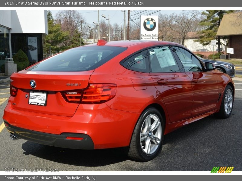 Melbourne Red Metallic / Black 2016 BMW 3 Series 328i xDrive Gran Turismo