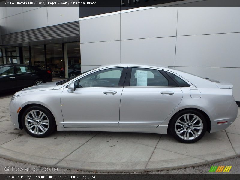 Ingot Silver / Charcoal Black 2014 Lincoln MKZ FWD