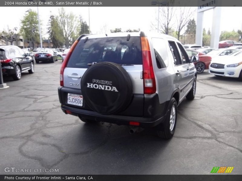 Satin Silver Metallic / Black 2004 Honda CR-V EX 4WD