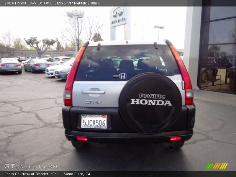 Satin Silver Metallic / Black 2004 Honda CR-V EX 4WD