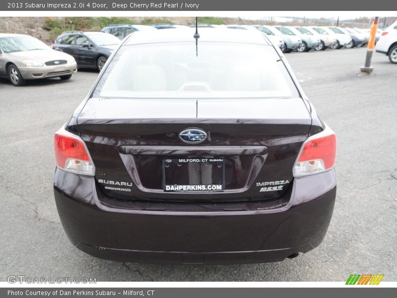 Deep Cherry Red Pearl / Ivory 2013 Subaru Impreza 2.0i 4 Door