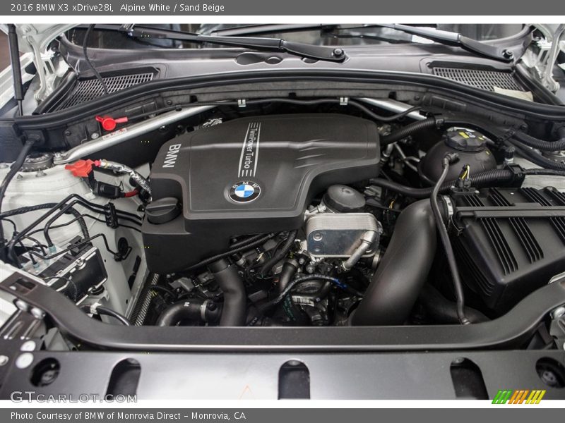 Alpine White / Sand Beige 2016 BMW X3 xDrive28i