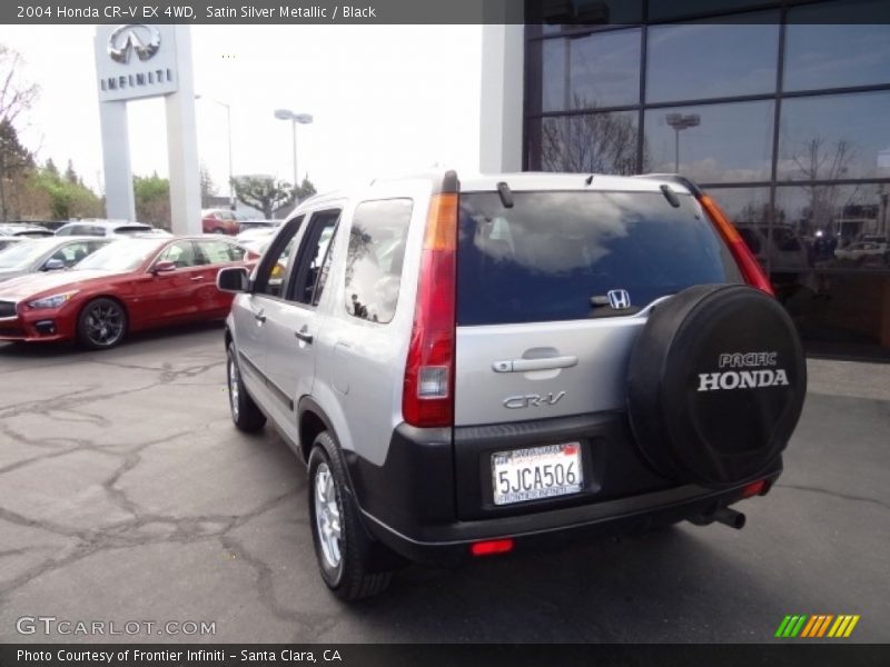 Satin Silver Metallic / Black 2004 Honda CR-V EX 4WD