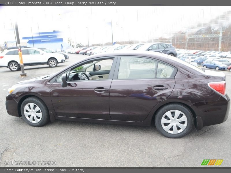 Deep Cherry Red Pearl / Ivory 2013 Subaru Impreza 2.0i 4 Door