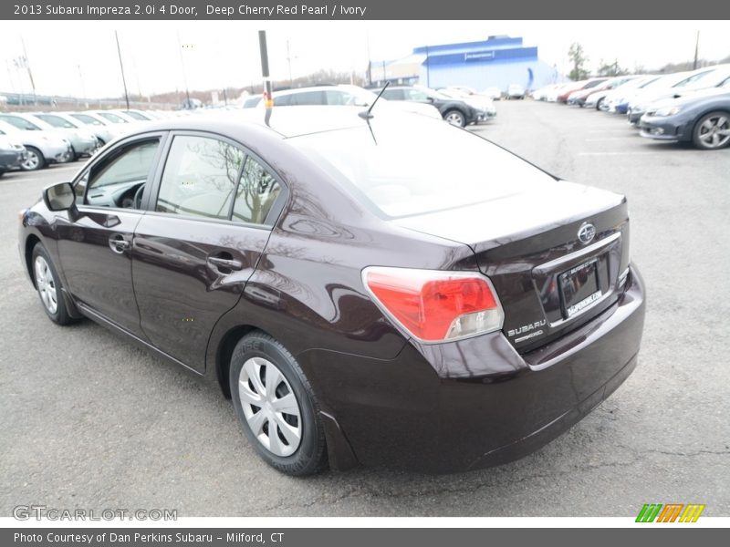 Deep Cherry Red Pearl / Ivory 2013 Subaru Impreza 2.0i 4 Door