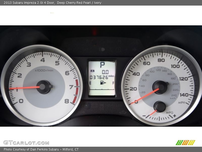 Deep Cherry Red Pearl / Ivory 2013 Subaru Impreza 2.0i 4 Door