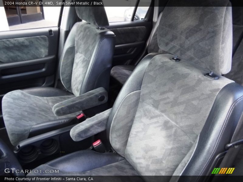 Satin Silver Metallic / Black 2004 Honda CR-V EX 4WD